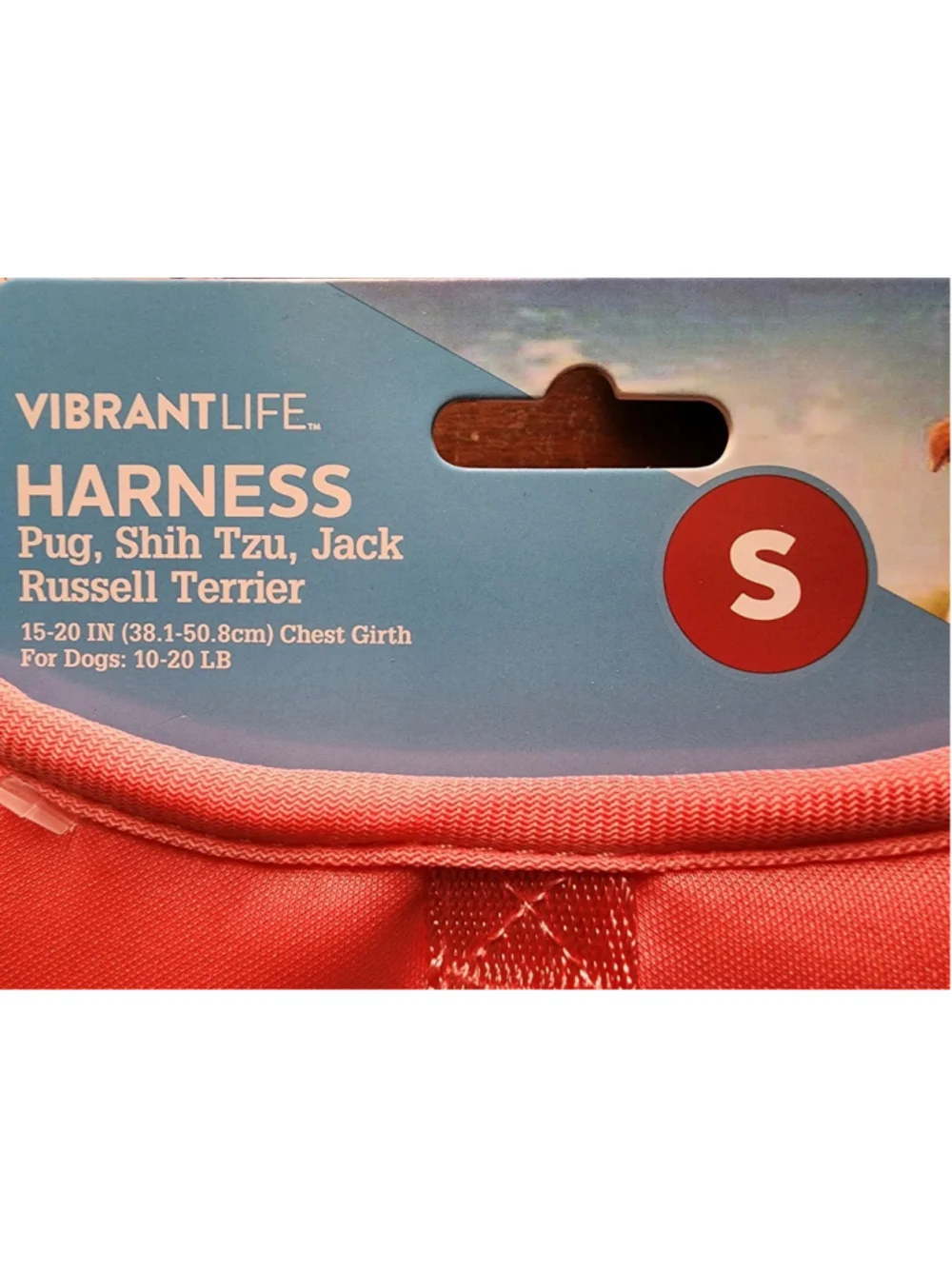 NWT Vibrant Life Small Dog Harness Pink Coral 15-20